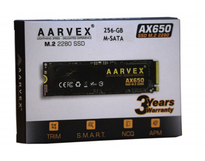 AARVEX SSD 256GB MSATA (AX650)